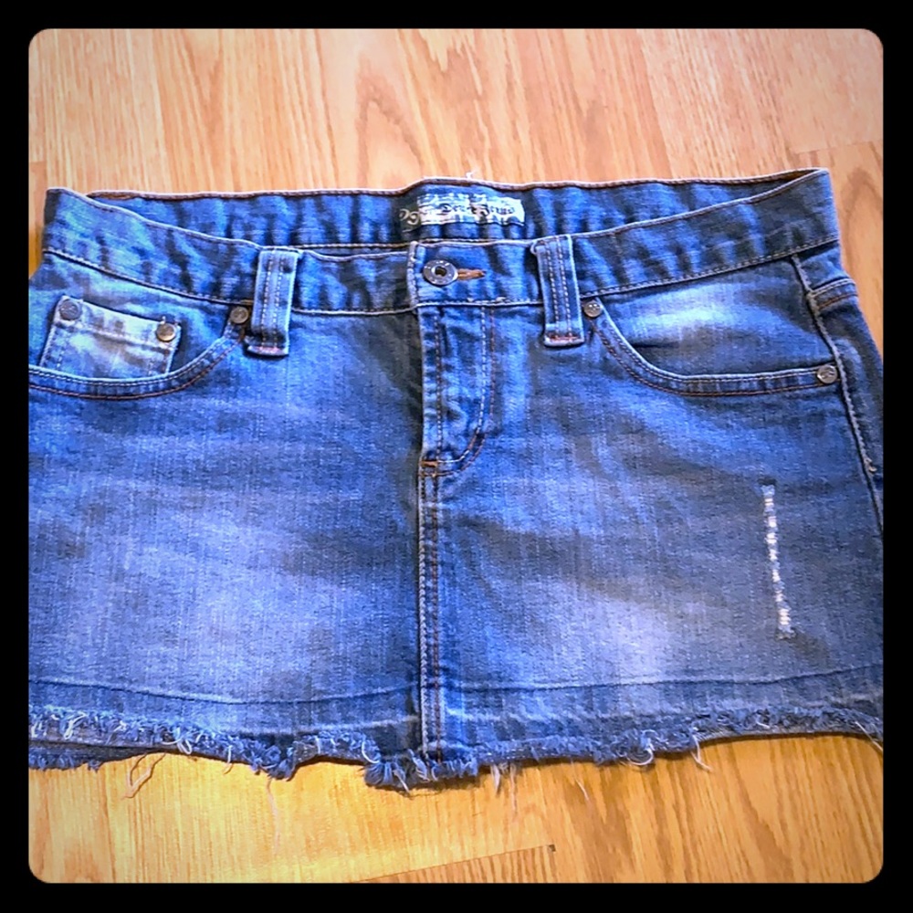 Jeans mini skirt